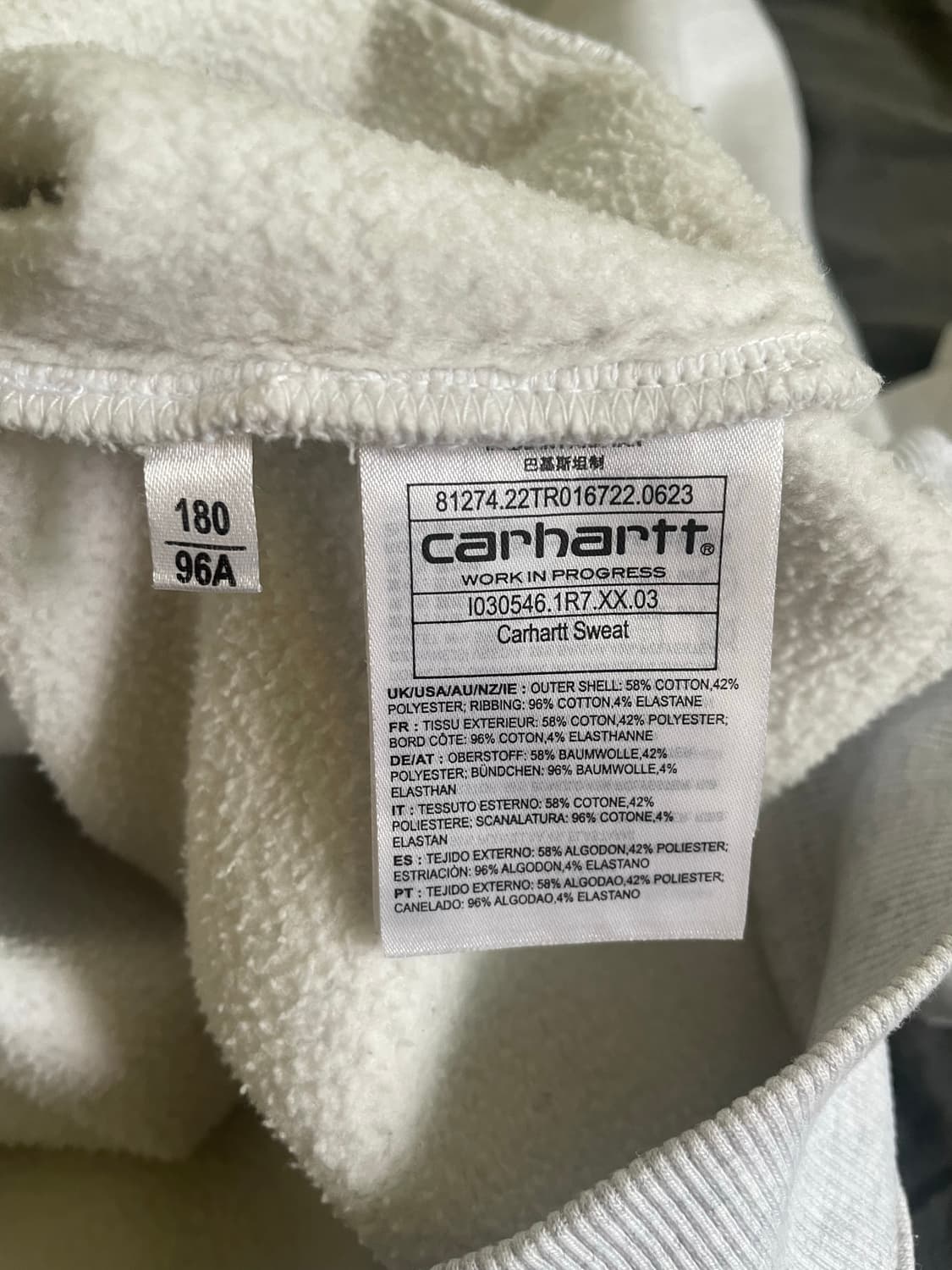 Carhartt sweat 맨투맨 그레이 L 상품이미지6