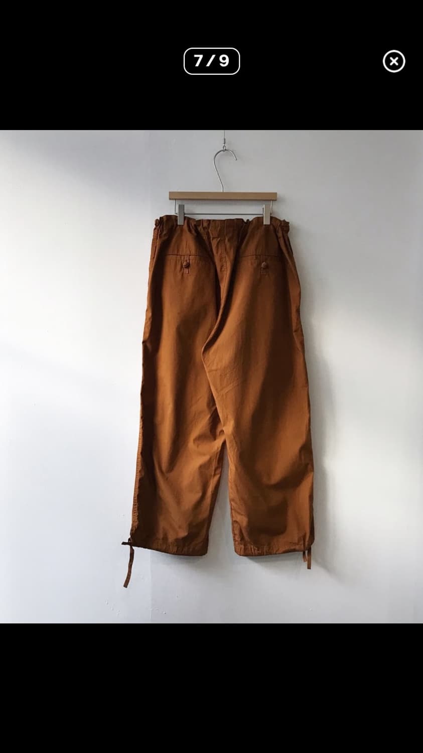 Beams boy design draw cord easy pants 상품이미지3
