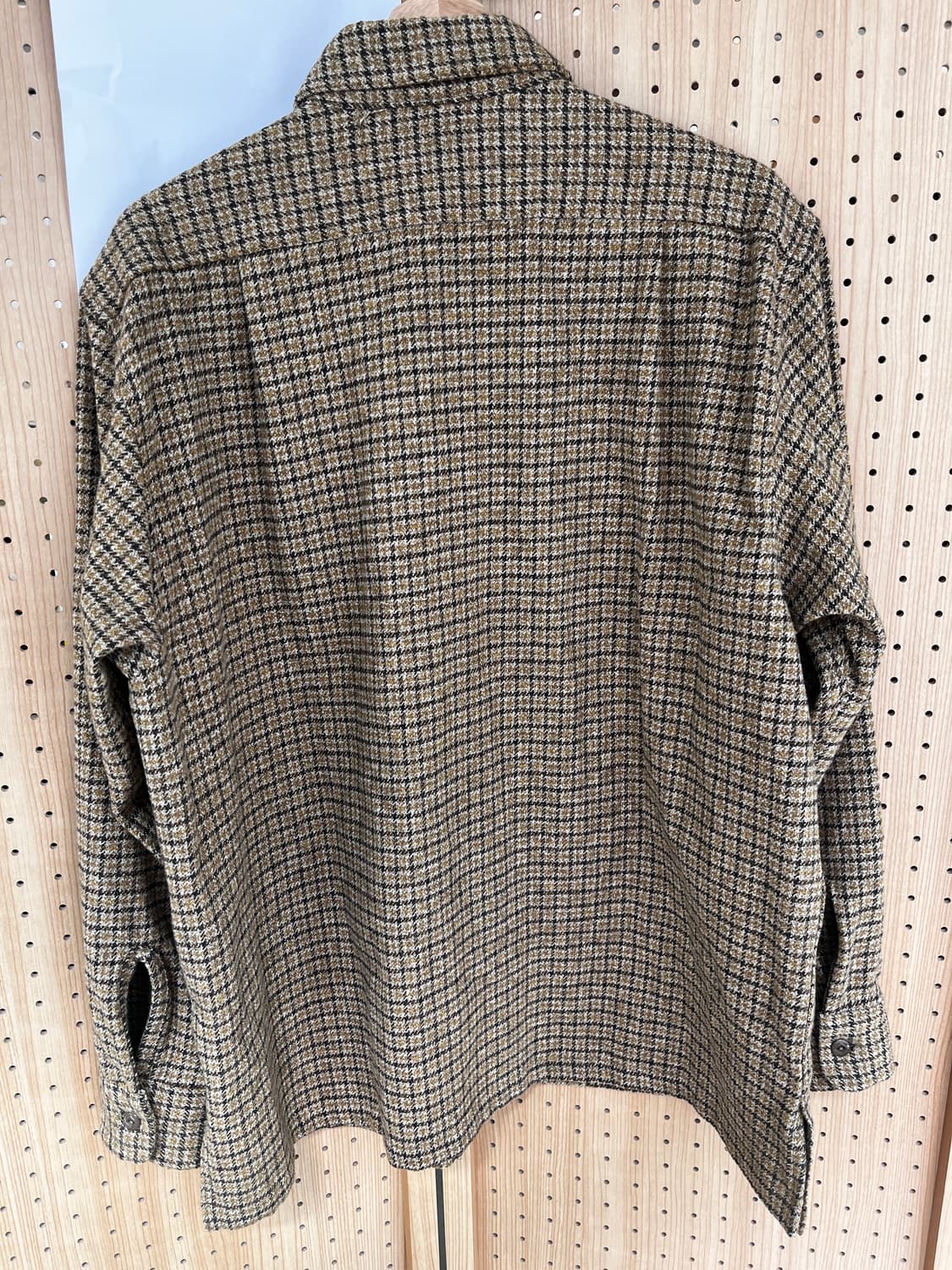 [L] 빅얀크 ROGER SHIRT PLAID COTTON TWEED 상품이미지4