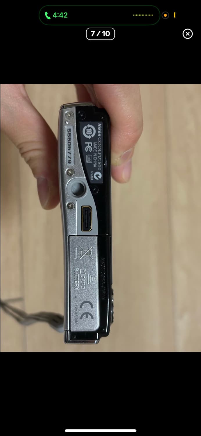 니콘 쿨픽스 s50 / nikon coolpix s50 판매합니다! 상품이미지7