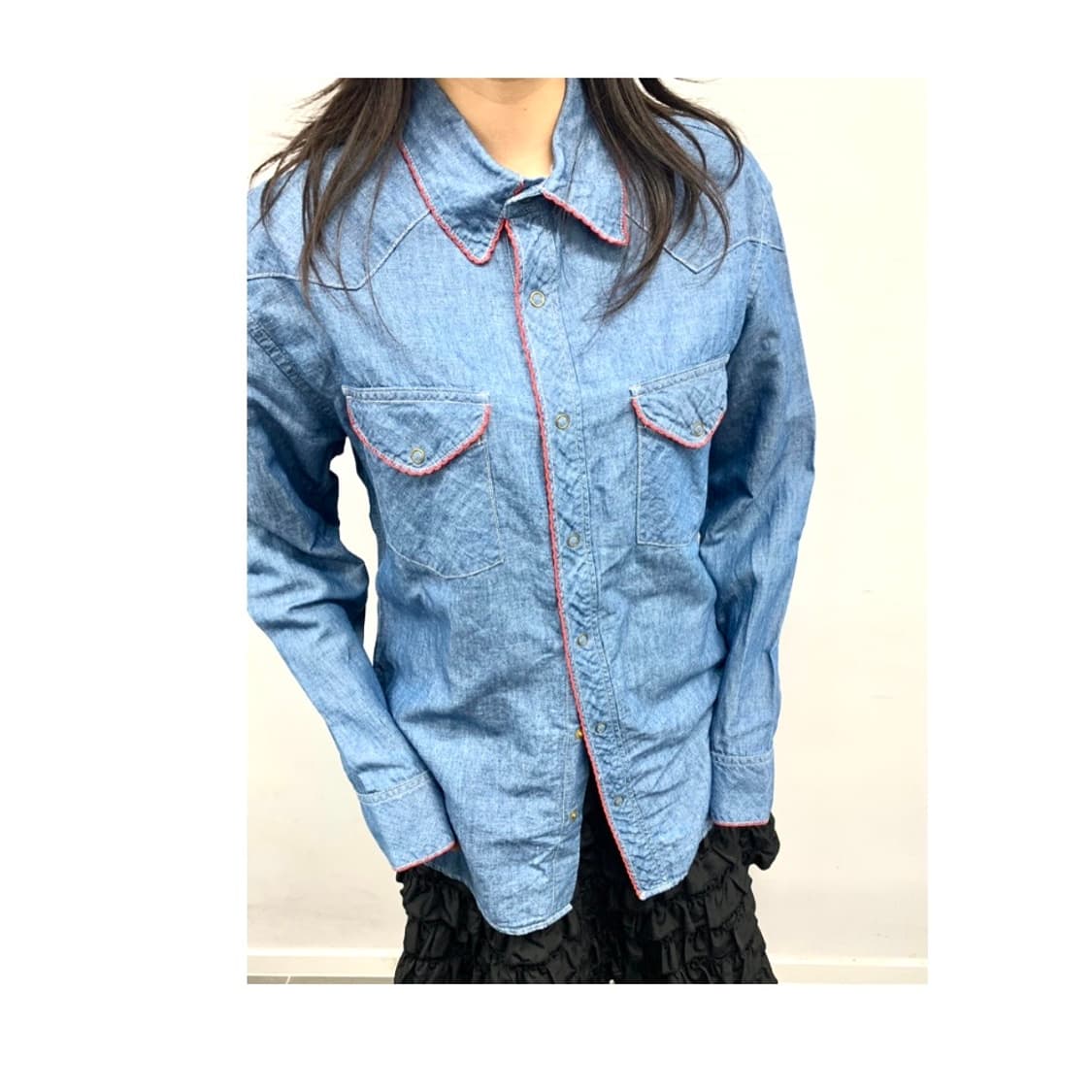 비즈빔 샴브레이 셔츠 3 상품이미지1