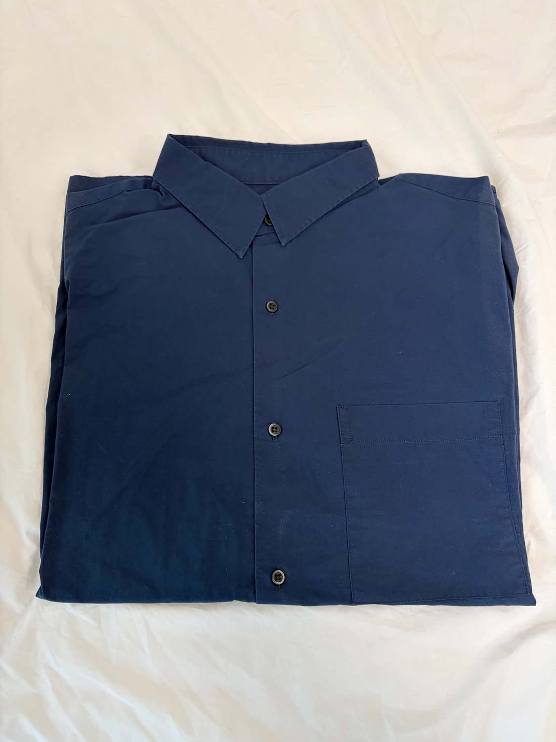 유니클로 C 긴팔 셔츠 블루 XL 상품이미지1