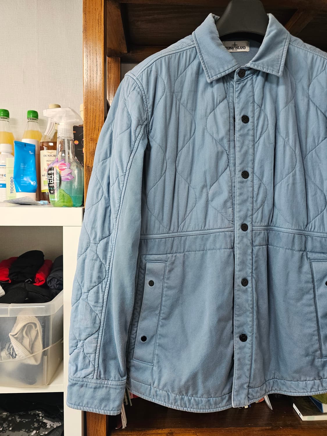 스톤아일랜드 퀼팅 자켓 팔아요 105 xl 셔츠  상품이미지3