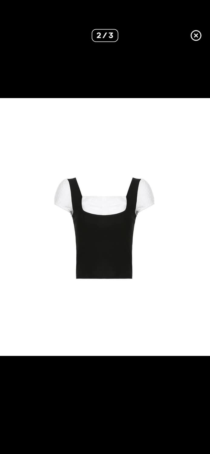 frill puff lace sleeve top 상품이미지2