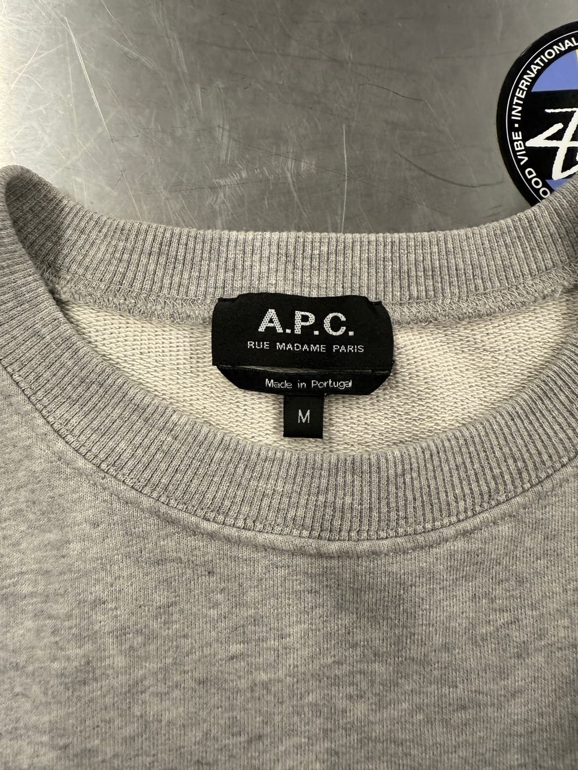 APC 아페쎄 아이템 로고 스웨트 맨투맨 M 상품이미지4