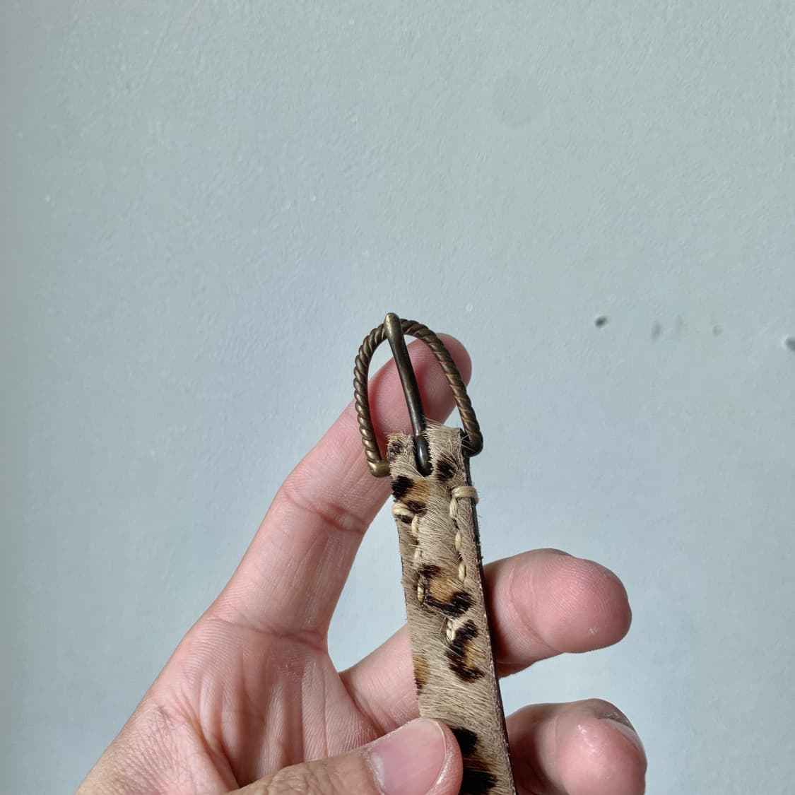 Cowhide Leopard 가죽벨트 상품이미지7