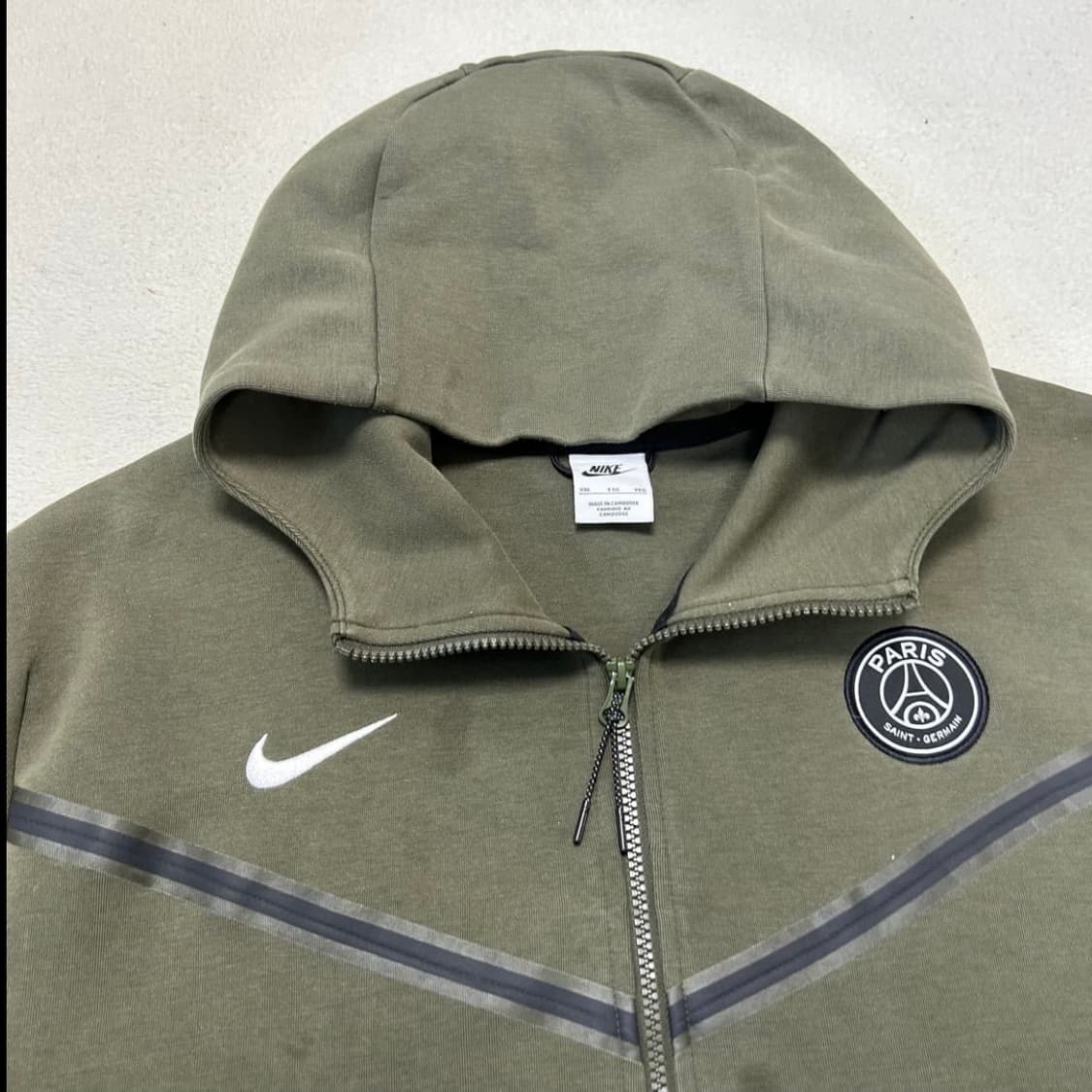 Nike Khaki Tech Pack PSG Hoodie Zip-up   상품이미지5