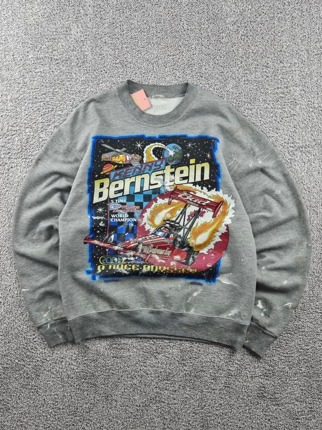 케니 번스타인 버드와이저 킹 월드 챔피언 맨투맨 (L추정) / 9333 상품이미지1