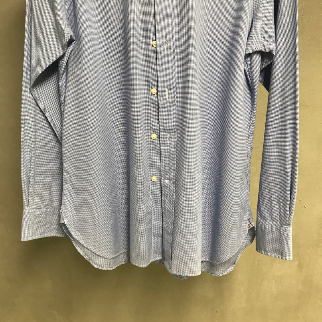 폴로 랄프로렌 잔체크 셔츠 블루 16-34/35 상품이미지3