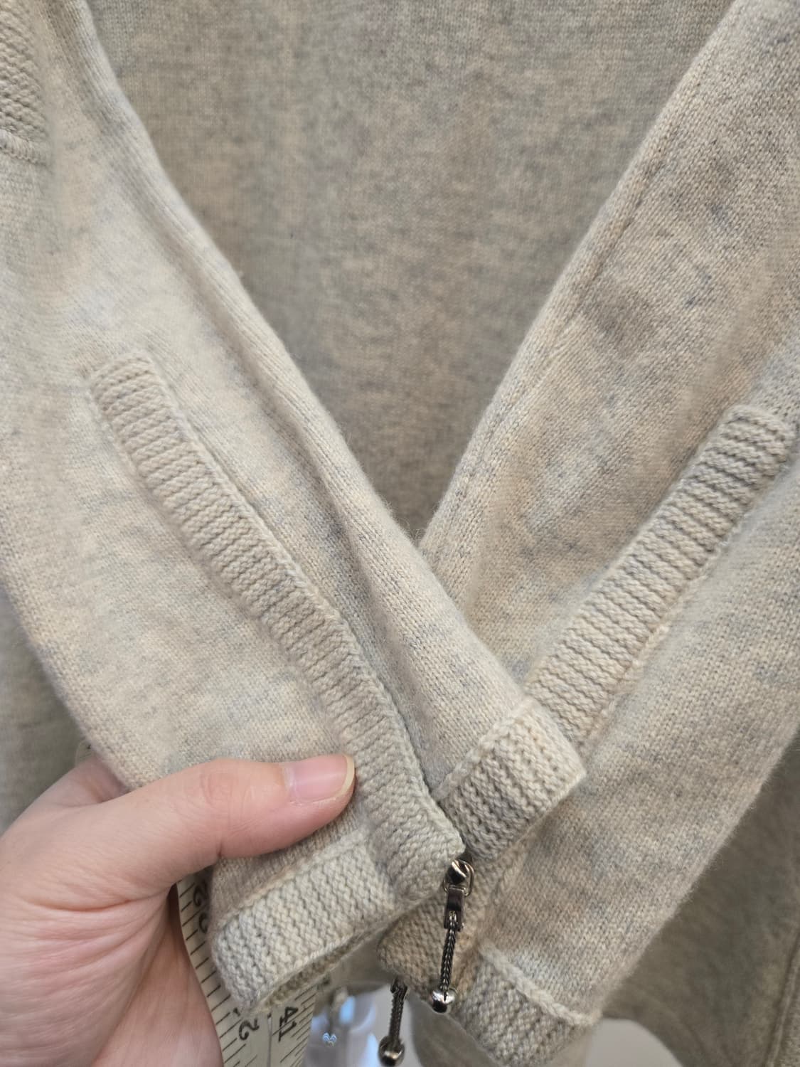 [쿨거환영]사바티에 캐시미어 100% 롱 집업 가디건 상품이미지6