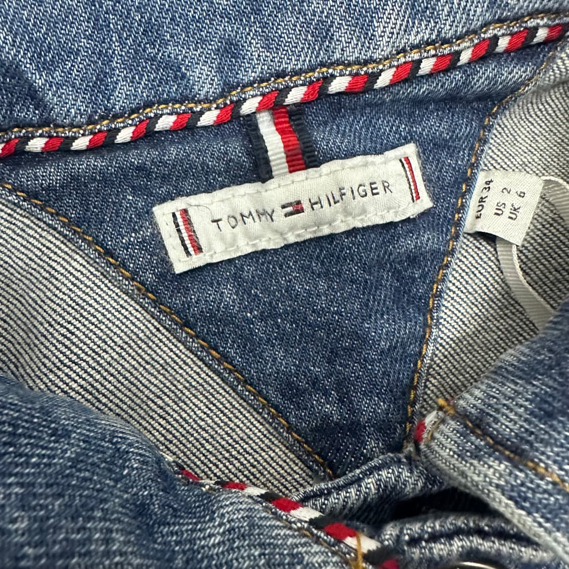 [새상품] 타미힐피거 여성 데님 청자켓 85(XS) 상품이미지3