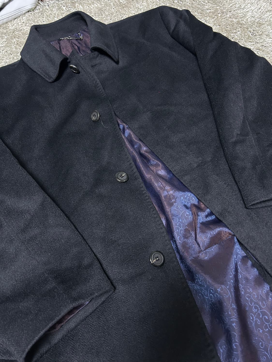 피에르발망 캐시미어100프로 코트 사이즈 105~110  상품이미지2