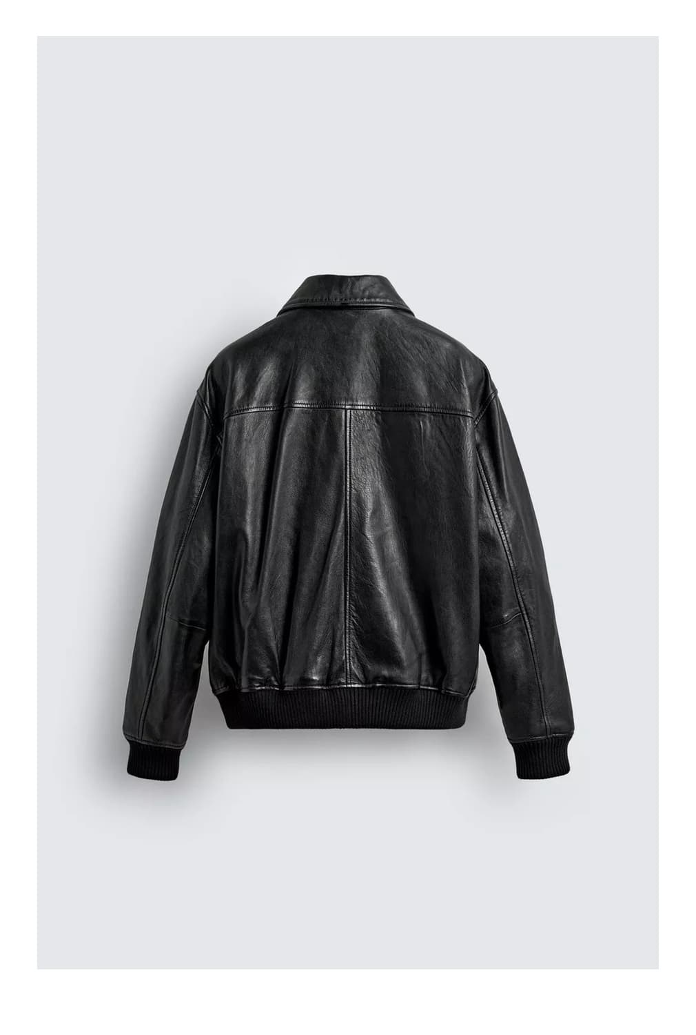 자라 레더 가죽 포켓 점퍼 a2 m사이즈 상품이미지2