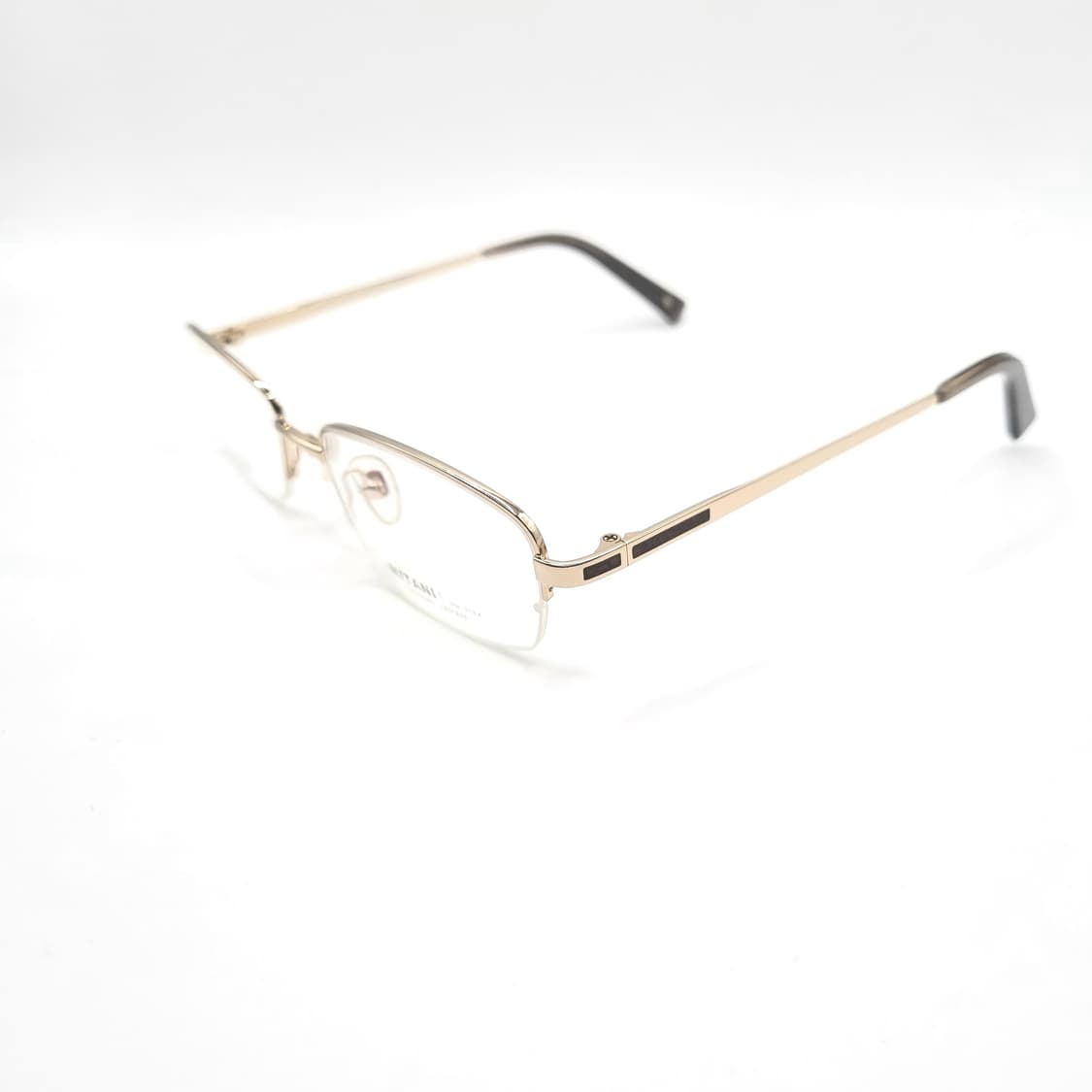 데드스탁 라운드사각 티타늄 골드 반무테 안경  333 상품이미지3