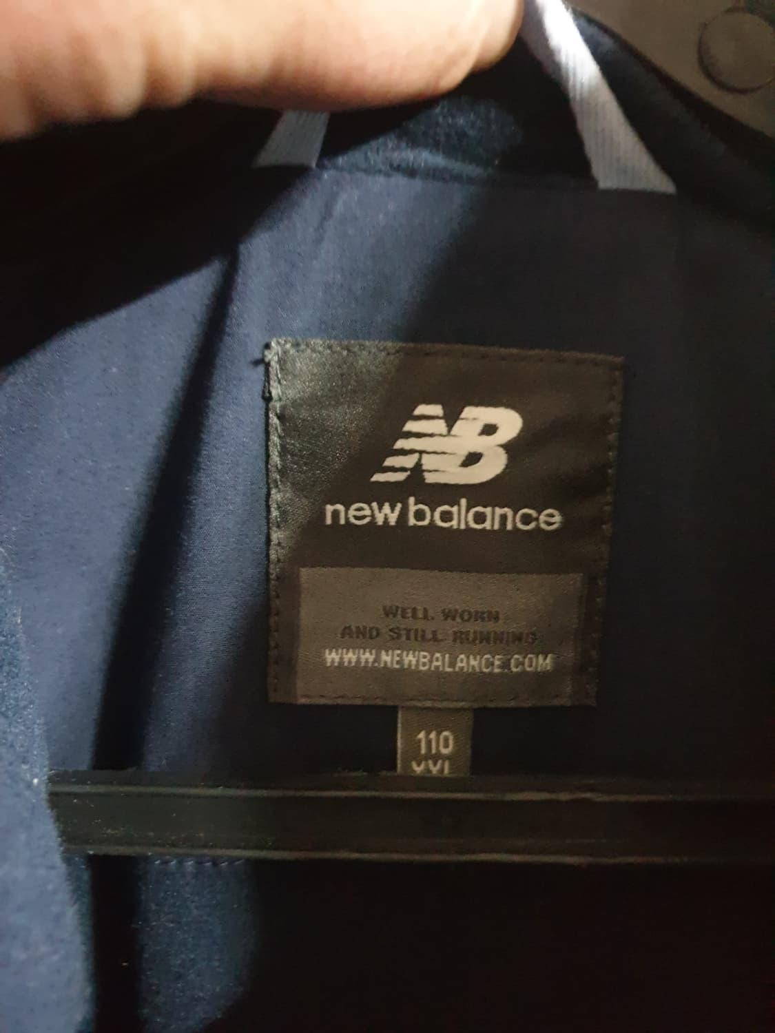 뉴발란스 바람막이 자켓 레드 네이비 110 상품이미지6