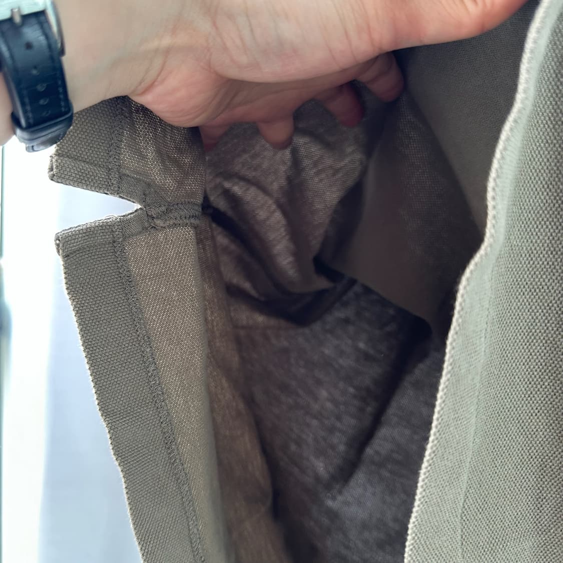버버리 브릿 자수 로고 반팔 폴로 셔츠 카키 브라운 M 상품이미지6
