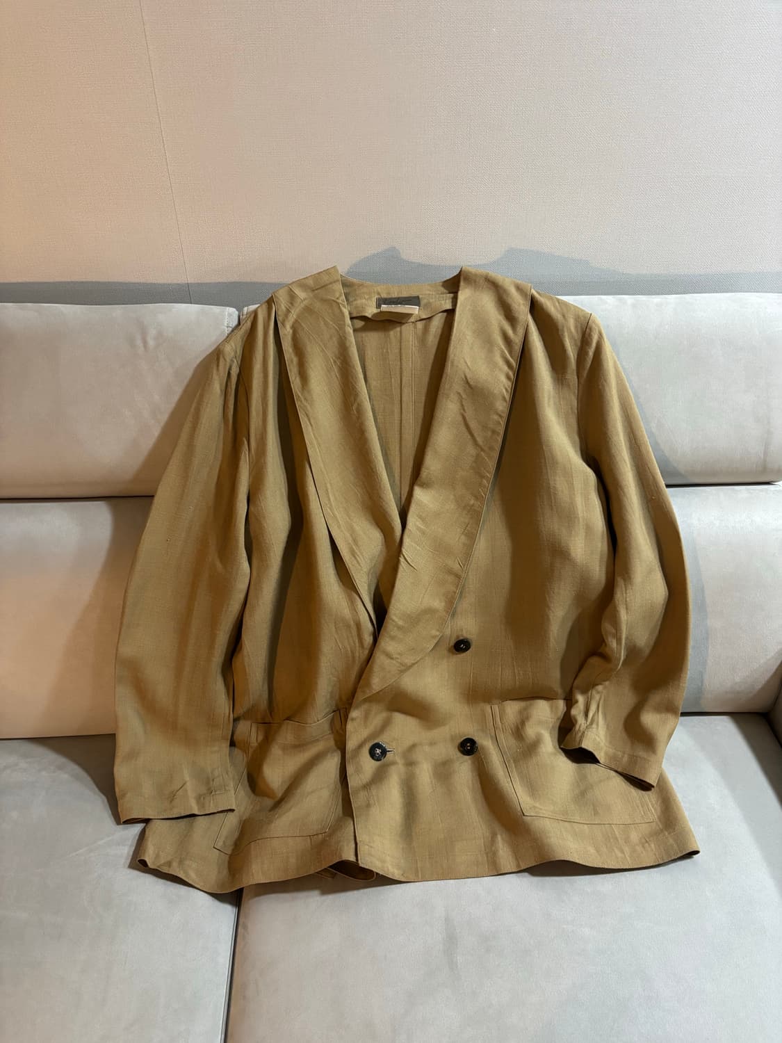 Yohji Yamamoto Linen Jacket 요지야마모토 린넨자켓 상품이미지2