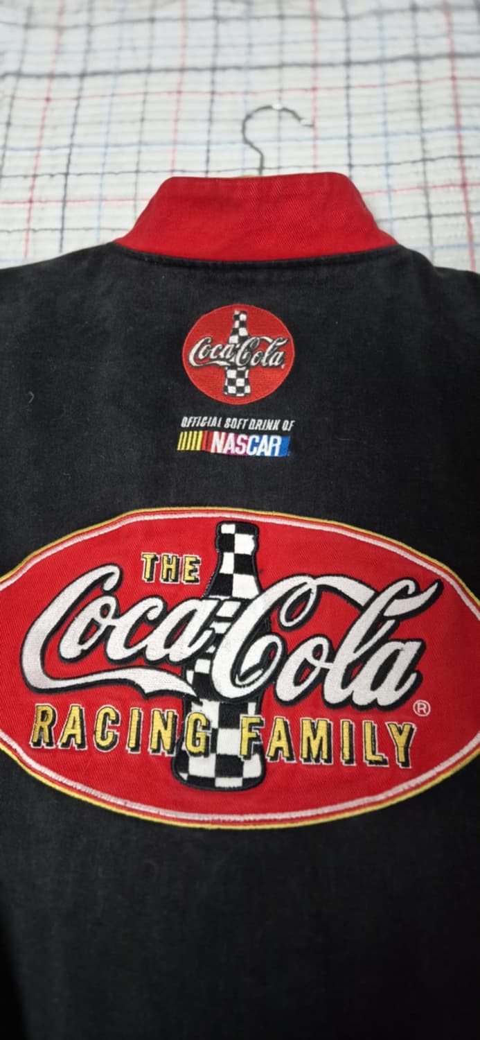 코카콜라 NASCAR 레이싱 자켓 블랙 레드 상품이미지5