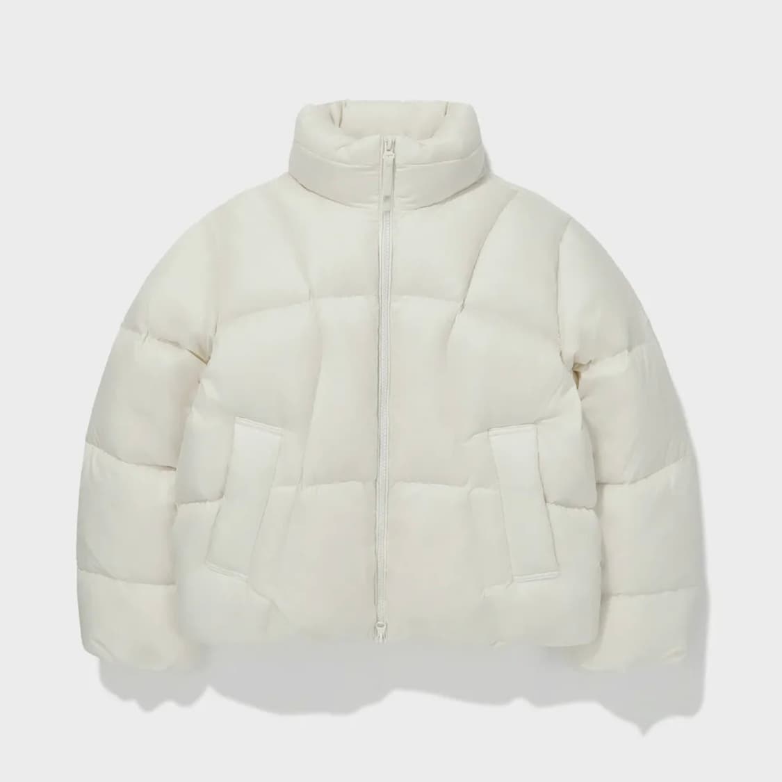 휠라 여성 플로우 다운 패딩 화이트 WM사이즈 새상품 상품이미지5