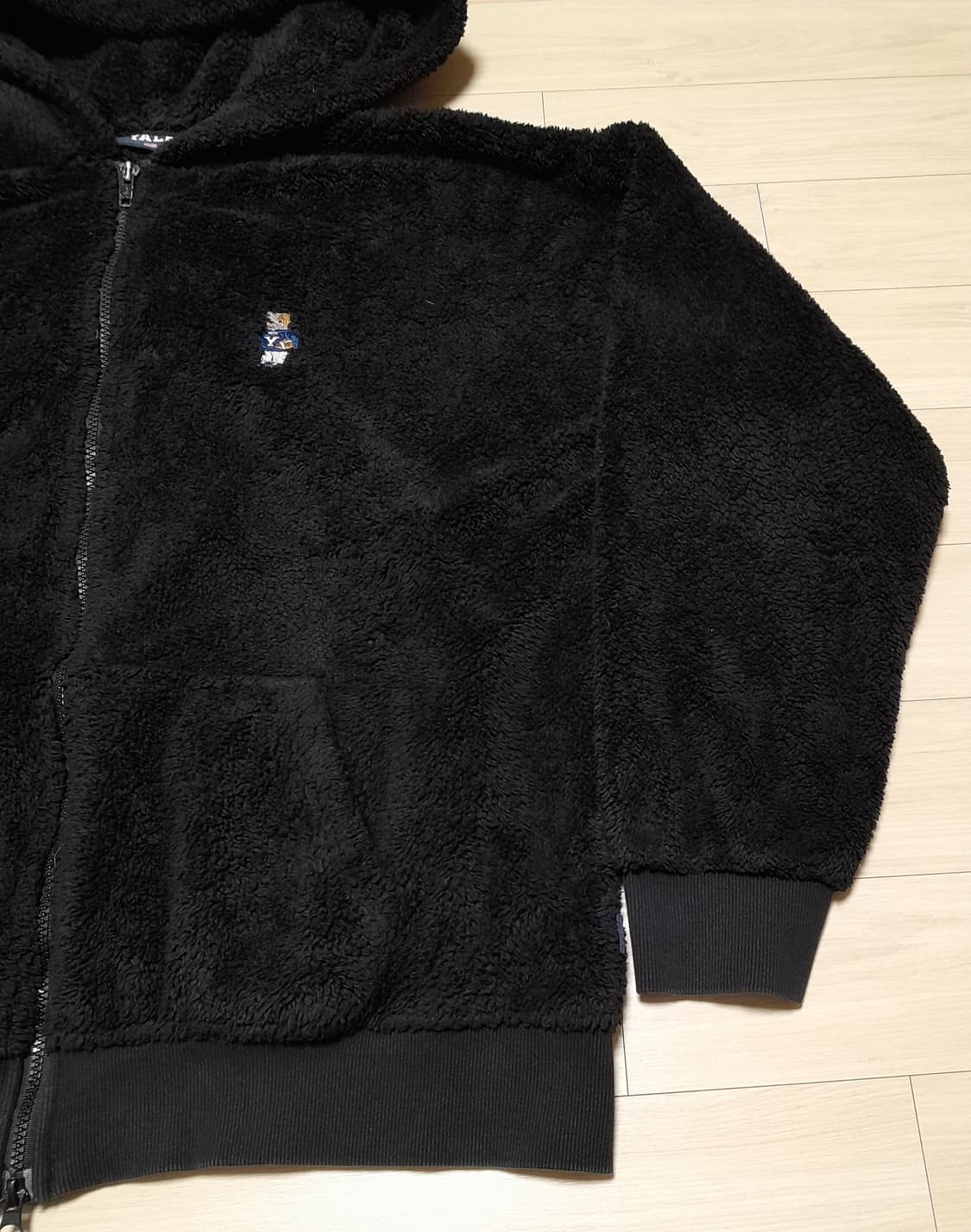 💥예일 후리스 집업 후드 블랙 (XL)
 상품이미지3