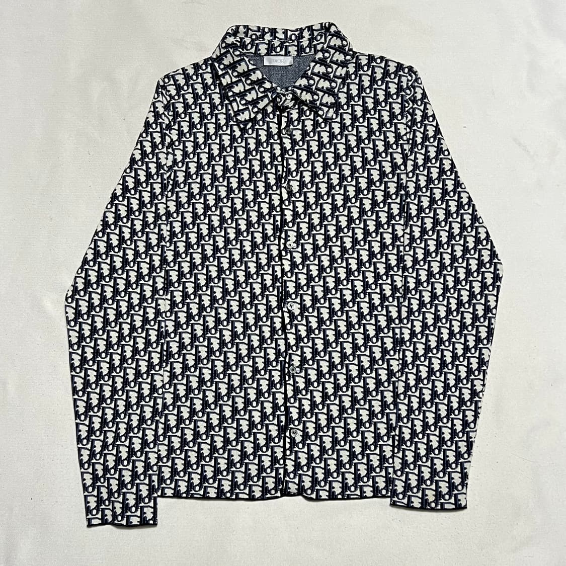 XS 디올 오블리크 오버 코튼 셔츠 상품이미지2