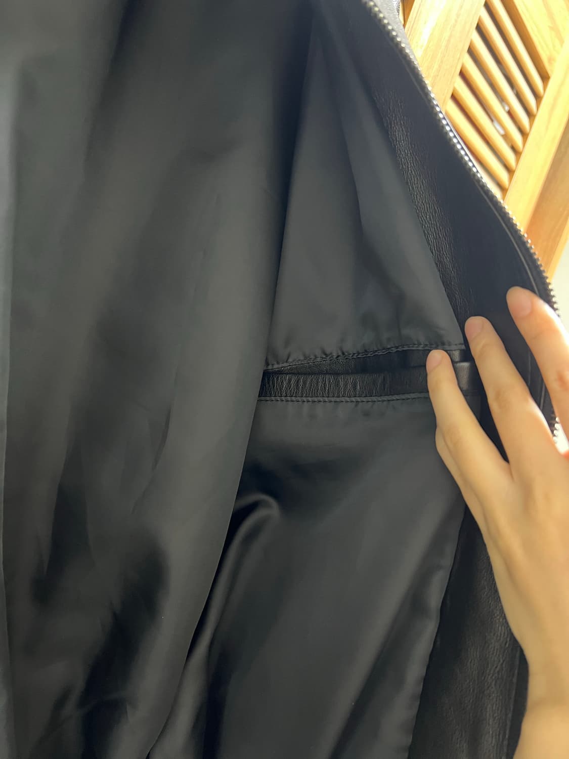 리본빛 fitz 레더자켓 상품이미지7