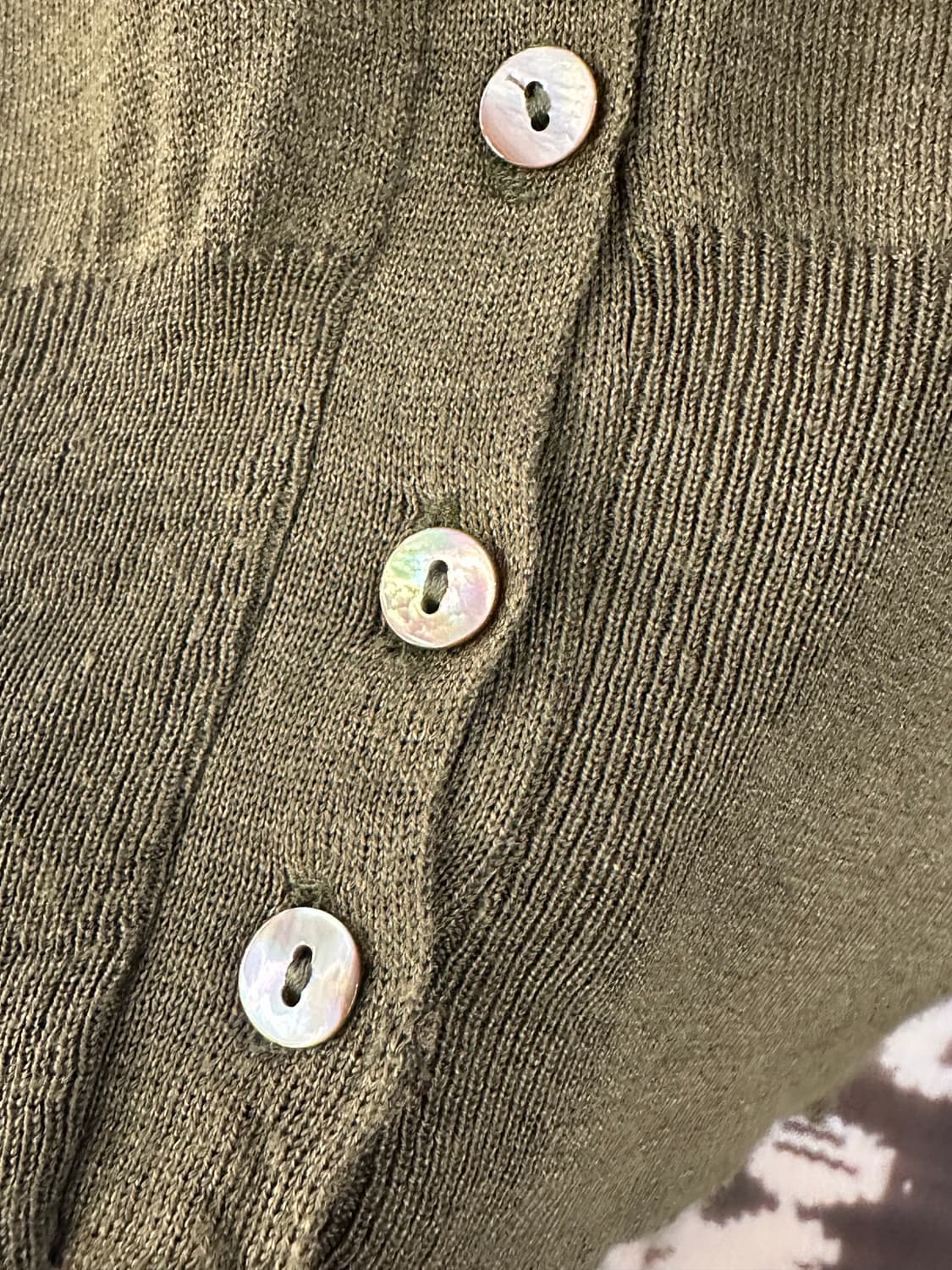 VINTAGE 빈티지 그린 레이스가디건 상품이미지3