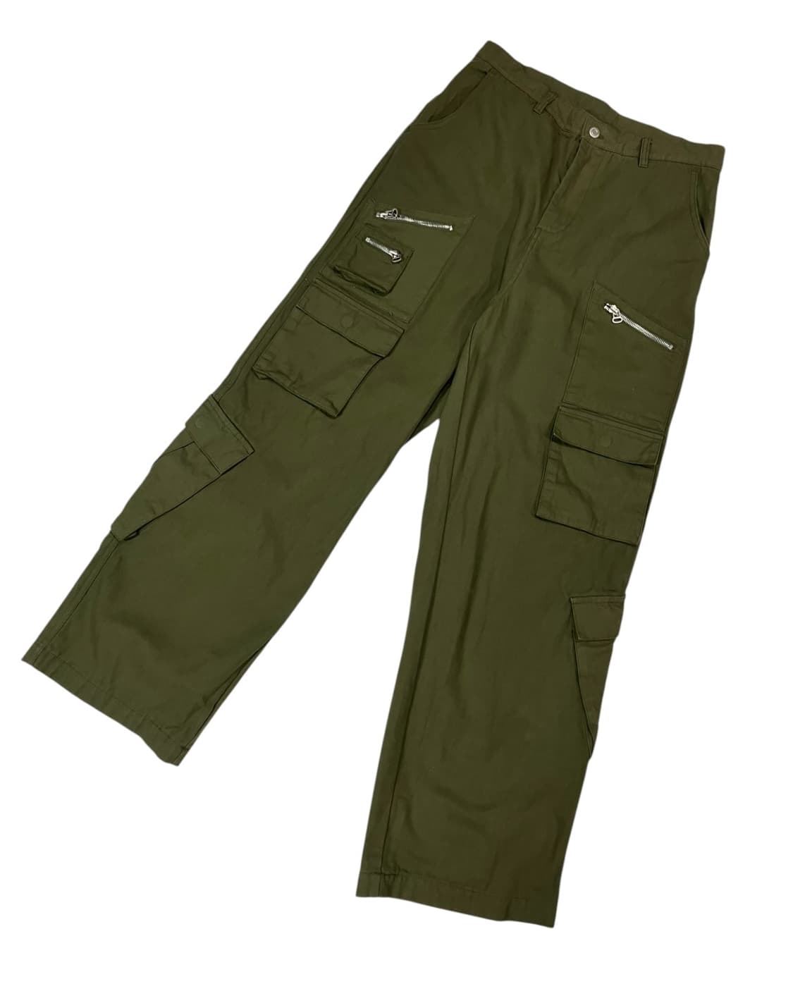 노메뉴얼 카고 지퍼 포켓 바지 L 상품이미지2