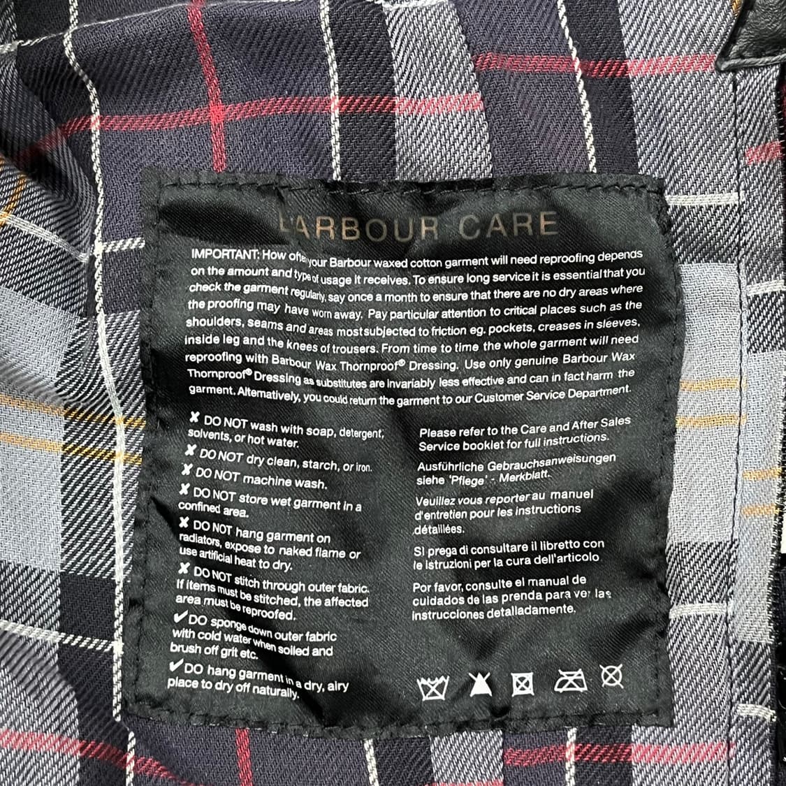 [정품] 바버 인터네셔널 블랙 자켓 b17 상품이미지7