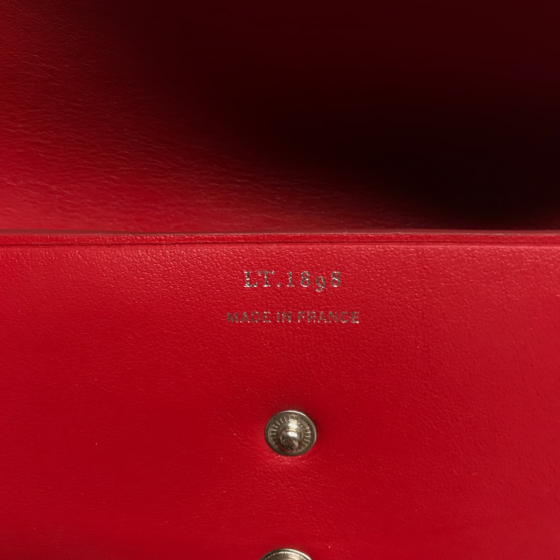 르 탄뉴 레더 숄더백 레드 상품이미지5