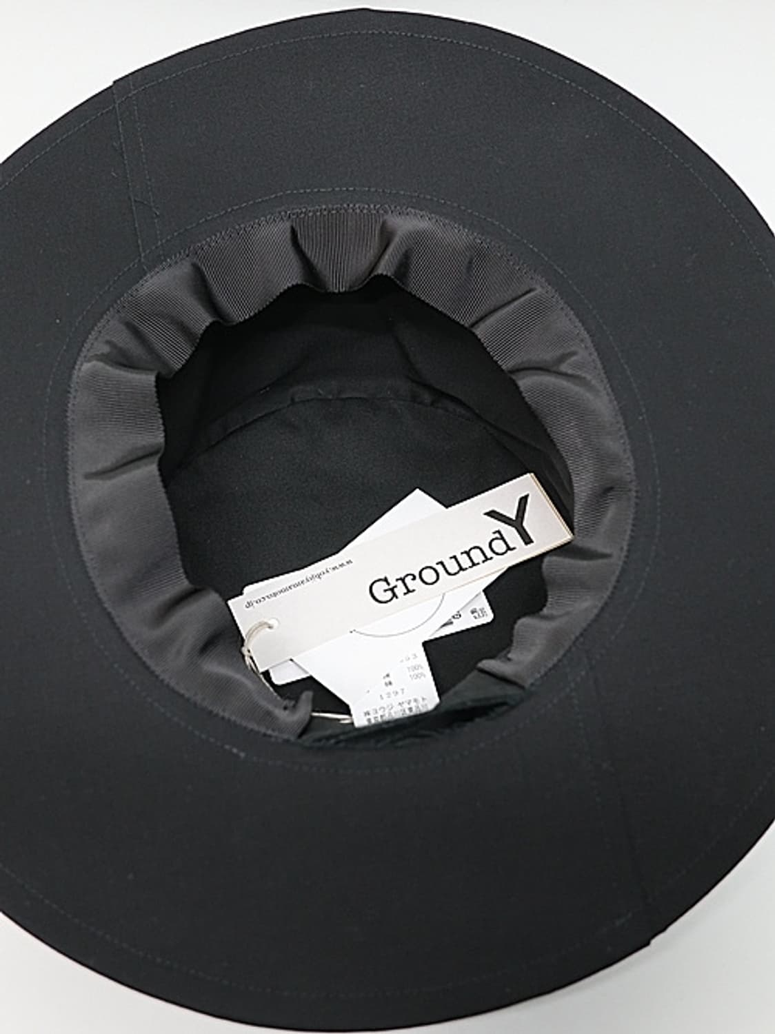 요지야마모토 Ground Y 소프트치노 크로스 페도라 os 상품이미지6