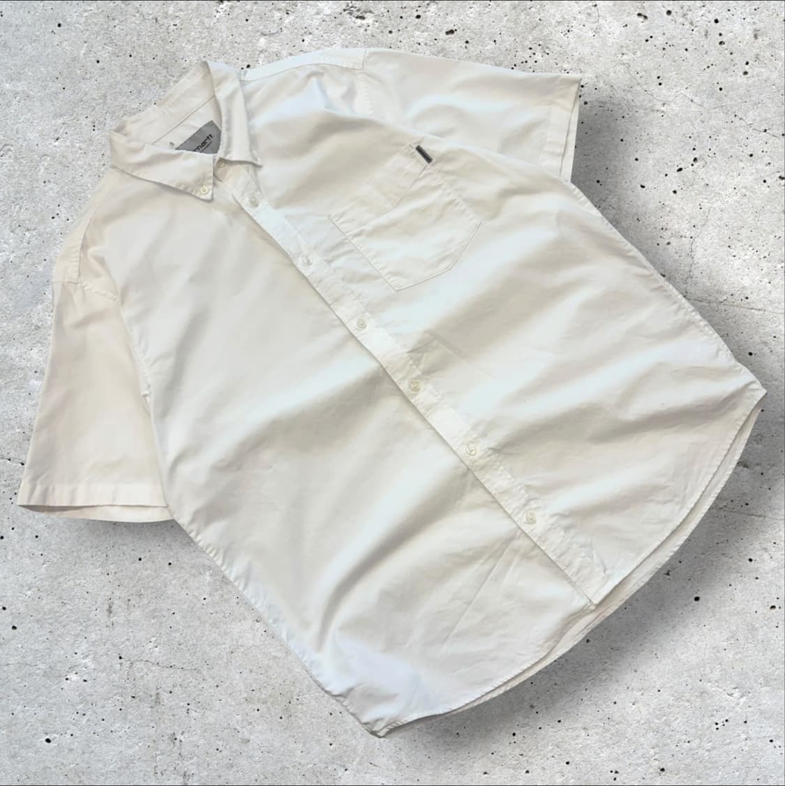 [XL] 칼하트 WIP 반팔 셔츠 화이트 E323 상품이미지1