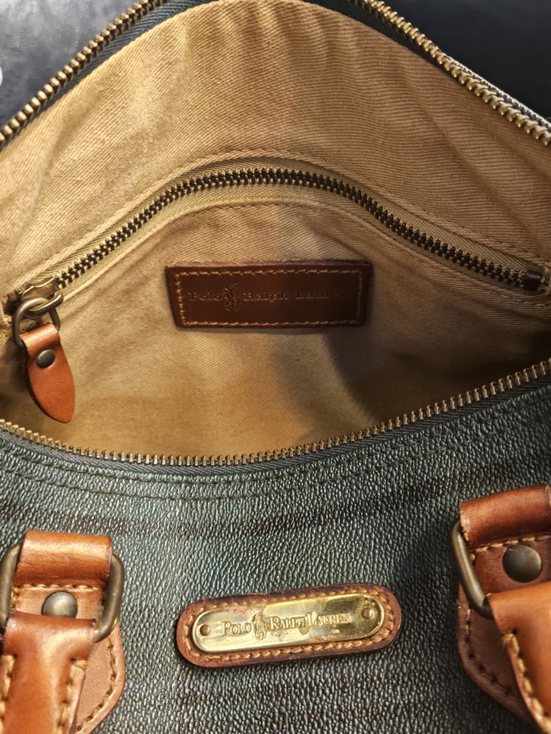 폴로랄프로렌 타탄체크 미니 보스턴 백 ( 30X20X17 )/ 10035 상품이미지8