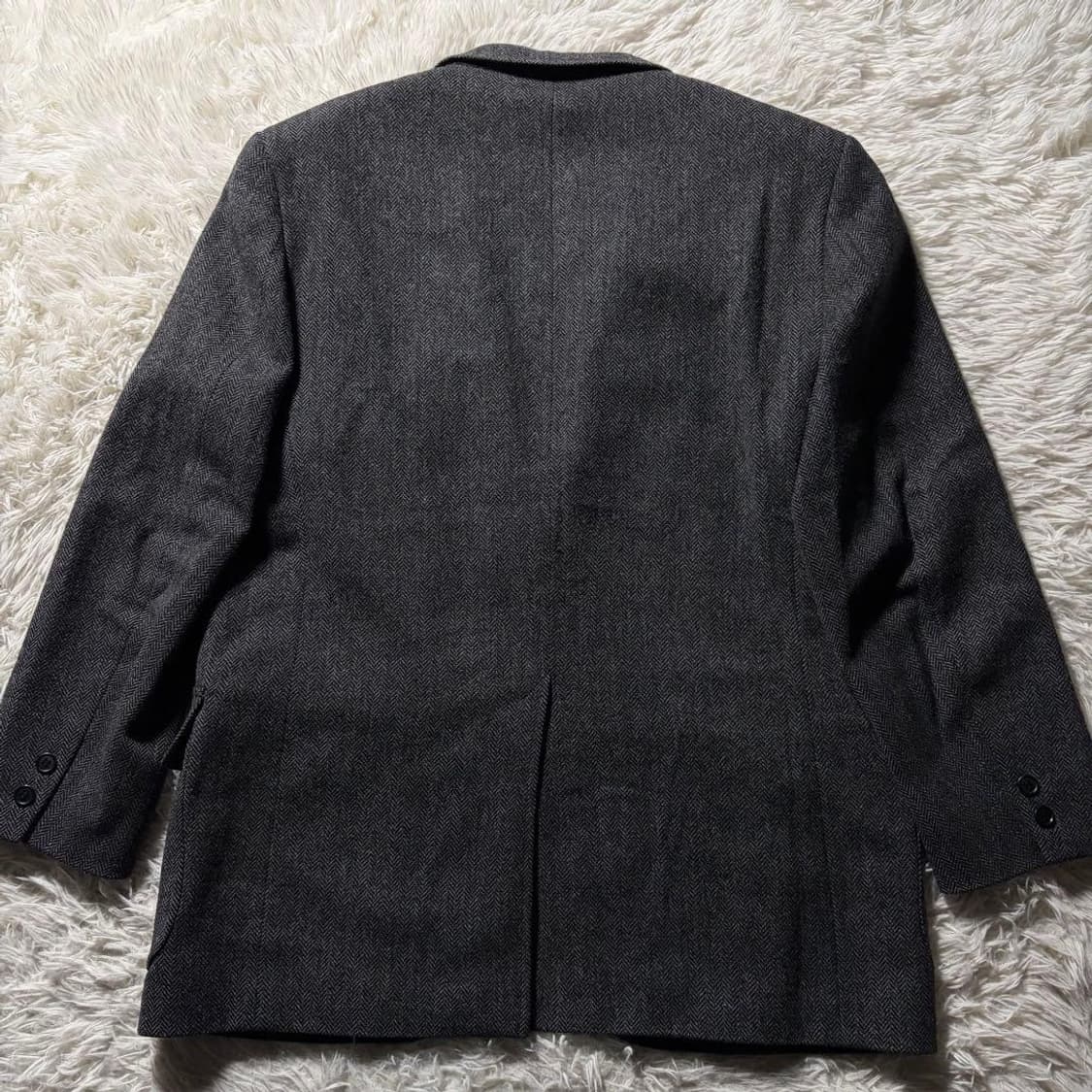 브룩스 브라더스 다크 그레이 헤링본 자켓 상품이미지7