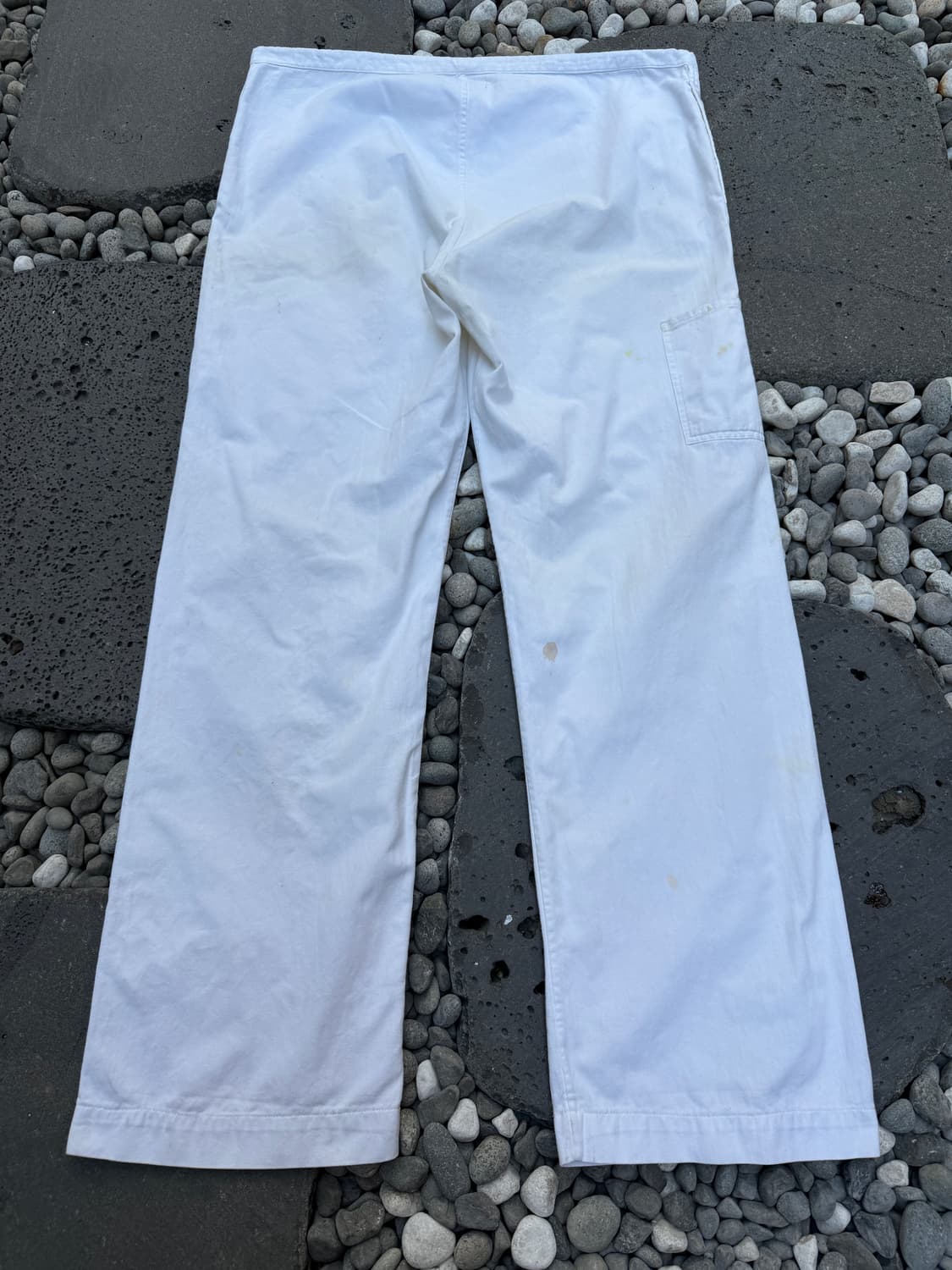 DISTRESSED 1970s AUSTRIAN WHITE 70s 워크팬츠 상품이미지2