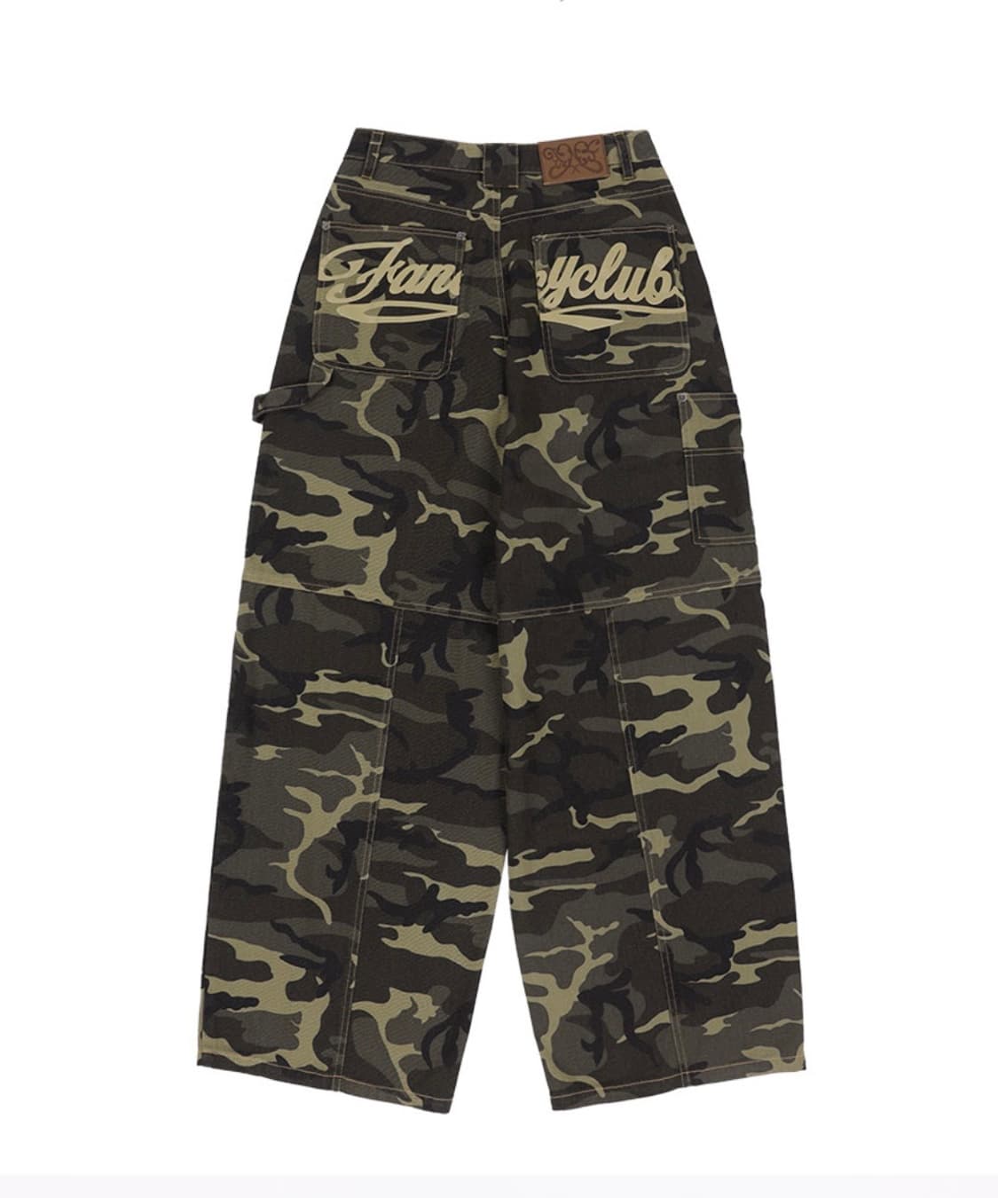 팬시클럽 카모 레터링 데님 팬츠 상품이미지2