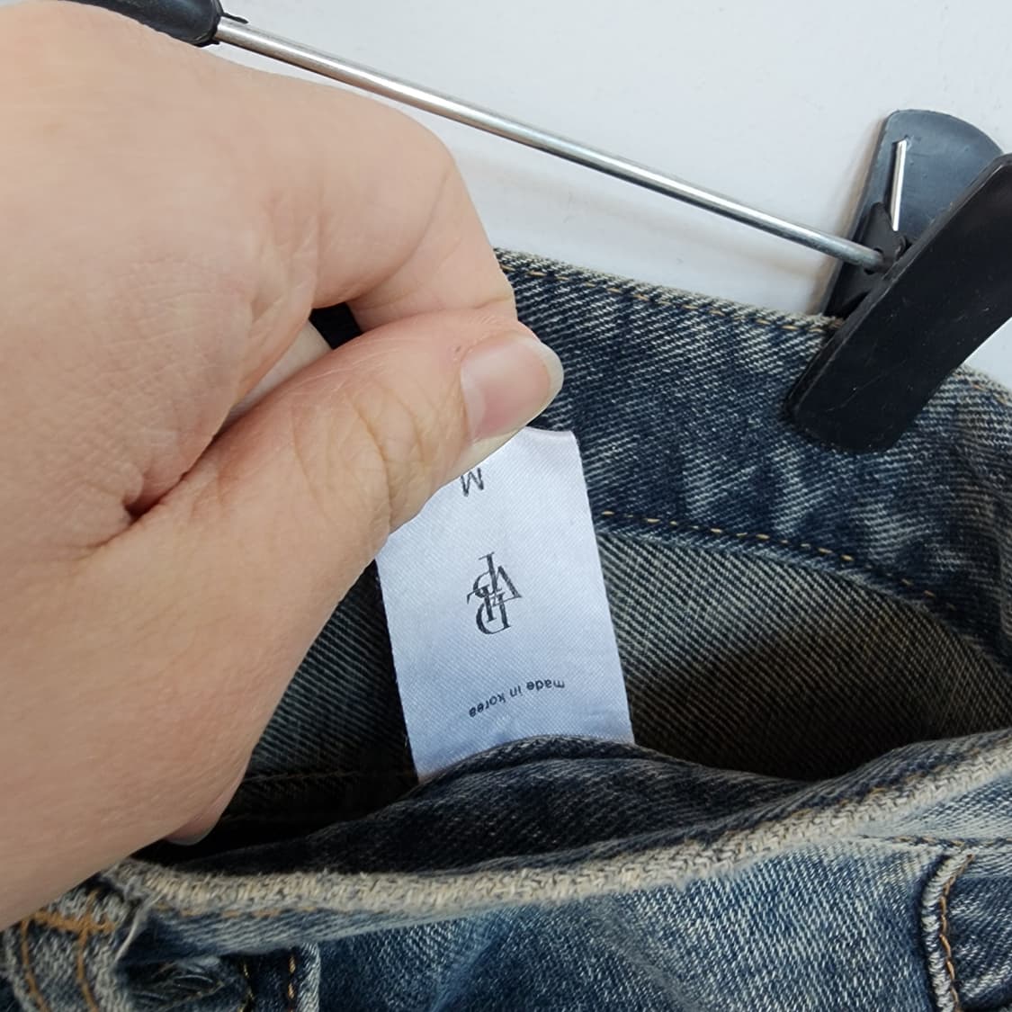 DEVELOP 하트 워싱 데님 팬츠 상품이미지7