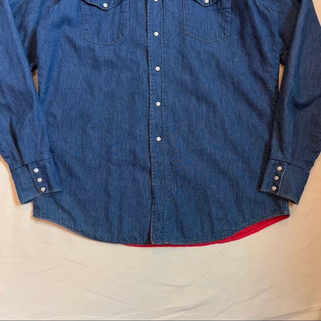 [L/107] 80s USA BIG MAC 웨스턴 데님 셔츠 상품이미지4