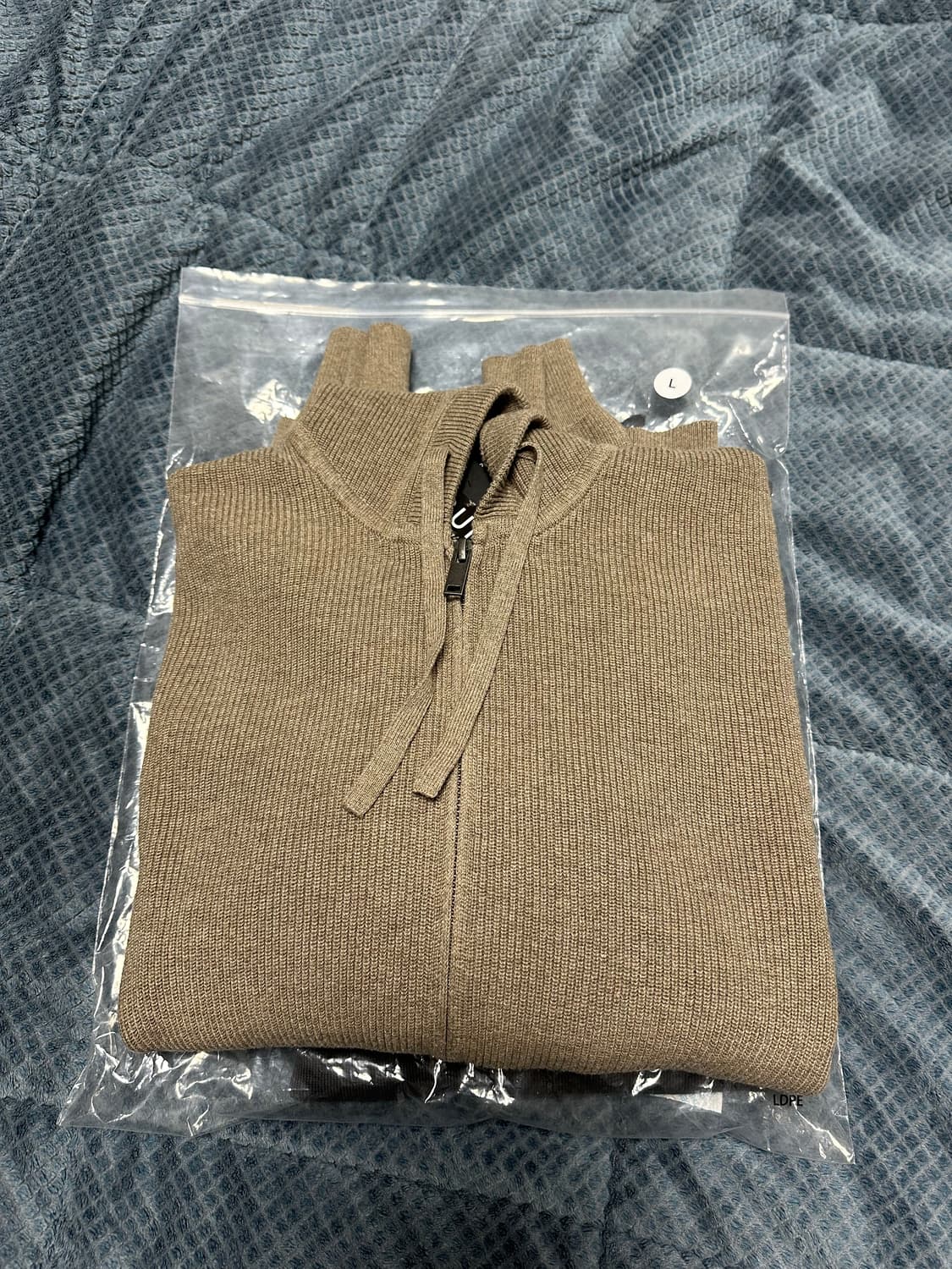 무신사스탠다드 니트 후디드 집업 상품이미지3