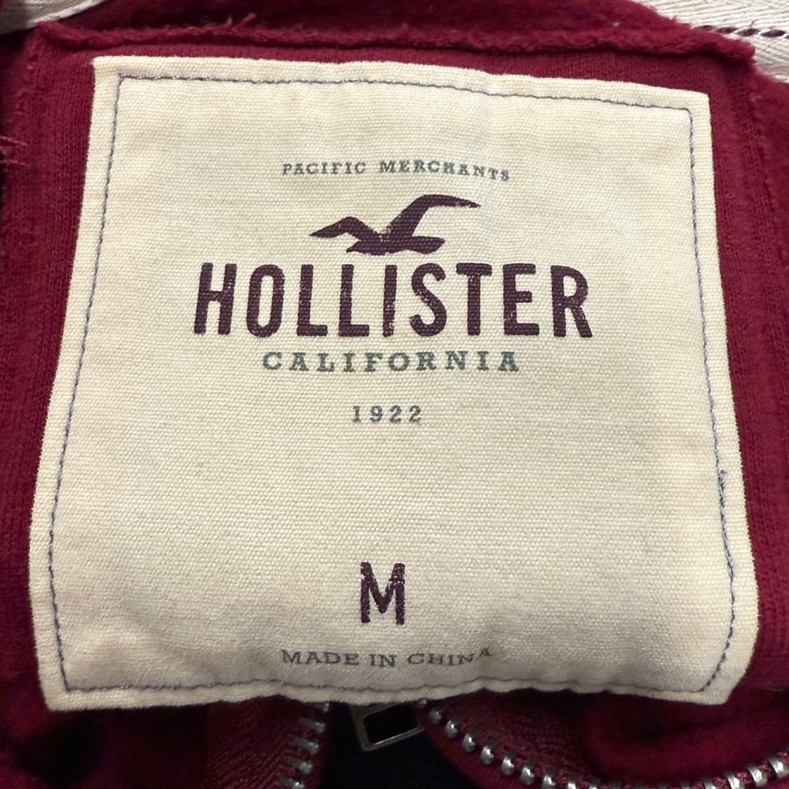 홀리스터 레드 후드집업 상품이미지5