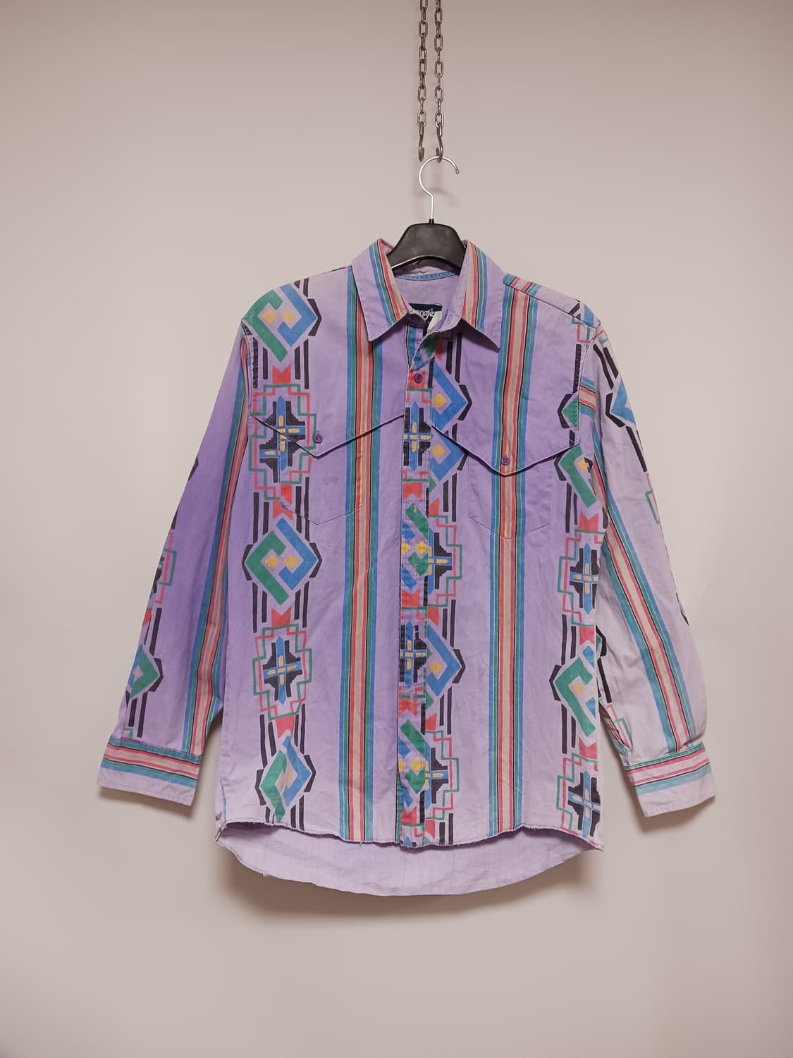 랭글러 80S 브러시팝퍼 노르딕패턴셔츠 상품이미지1