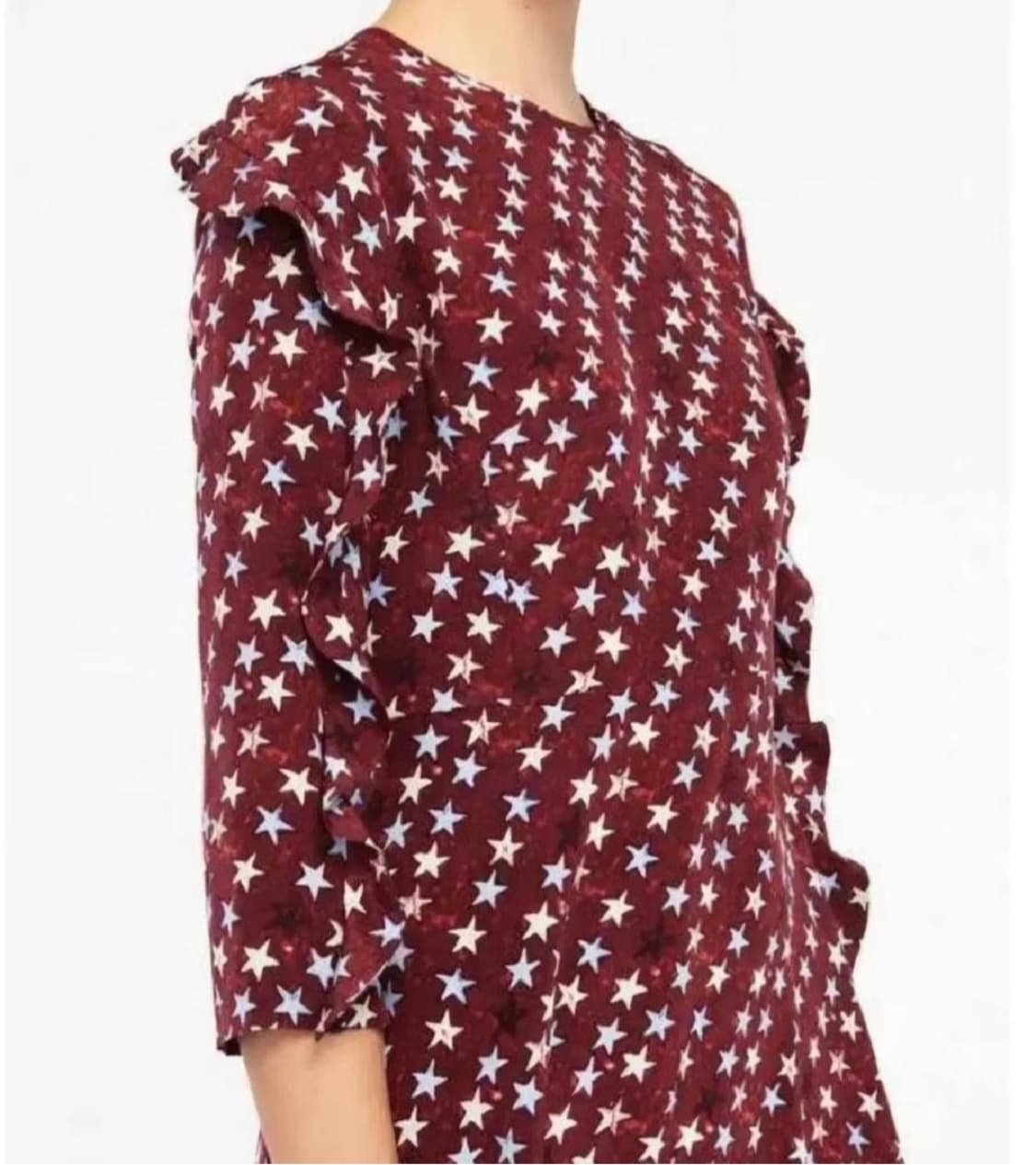 산드로 슈팅스타 실크 미니원피스 1사이즈 상품이미지4