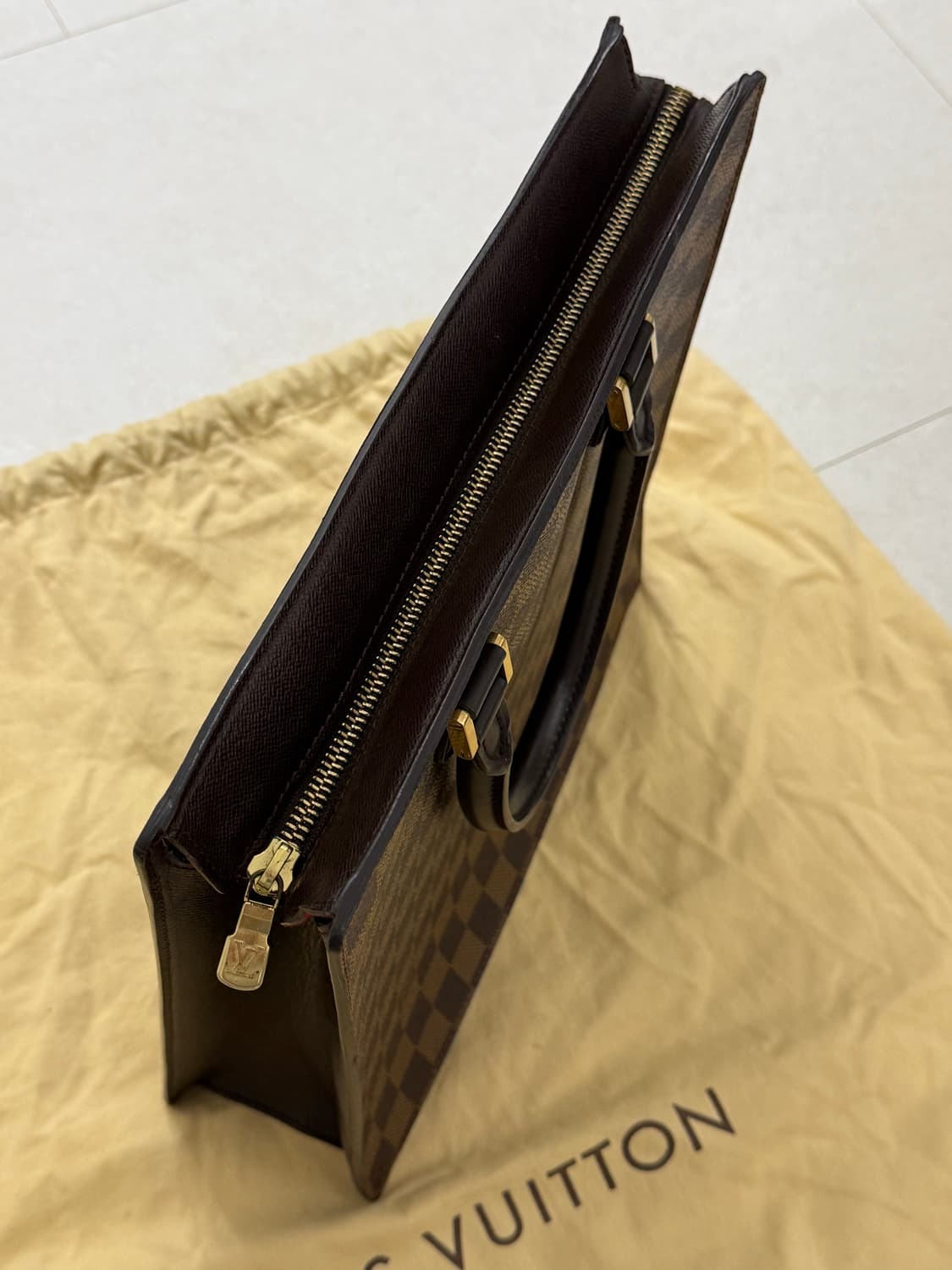 루이비통 다미에 에벤 삭 플라 토트백 상품이미지9