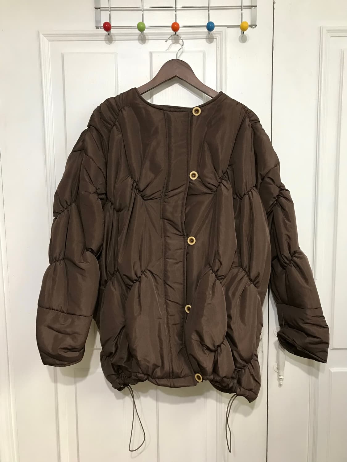 clode 브라운 퍼프 빈티지 패딩 상품이미지2