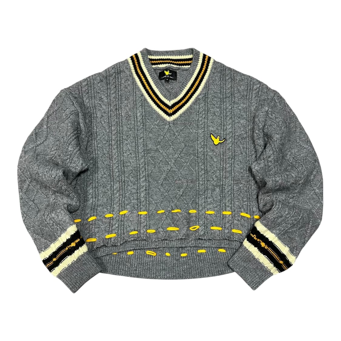 ✨ (바배) 와릿이즌 마곤 리폼 브이넥 크롭 니트 상품이미지1