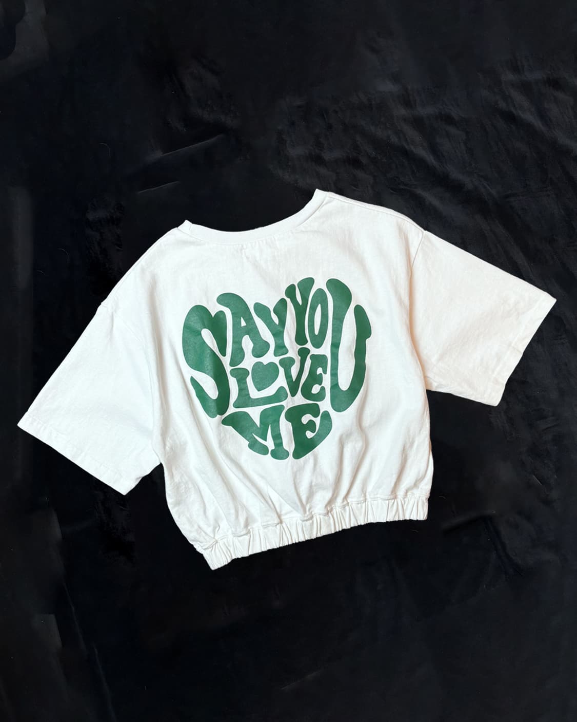 일본빈티지 크롭 반팔티셔츠 상품이미지5