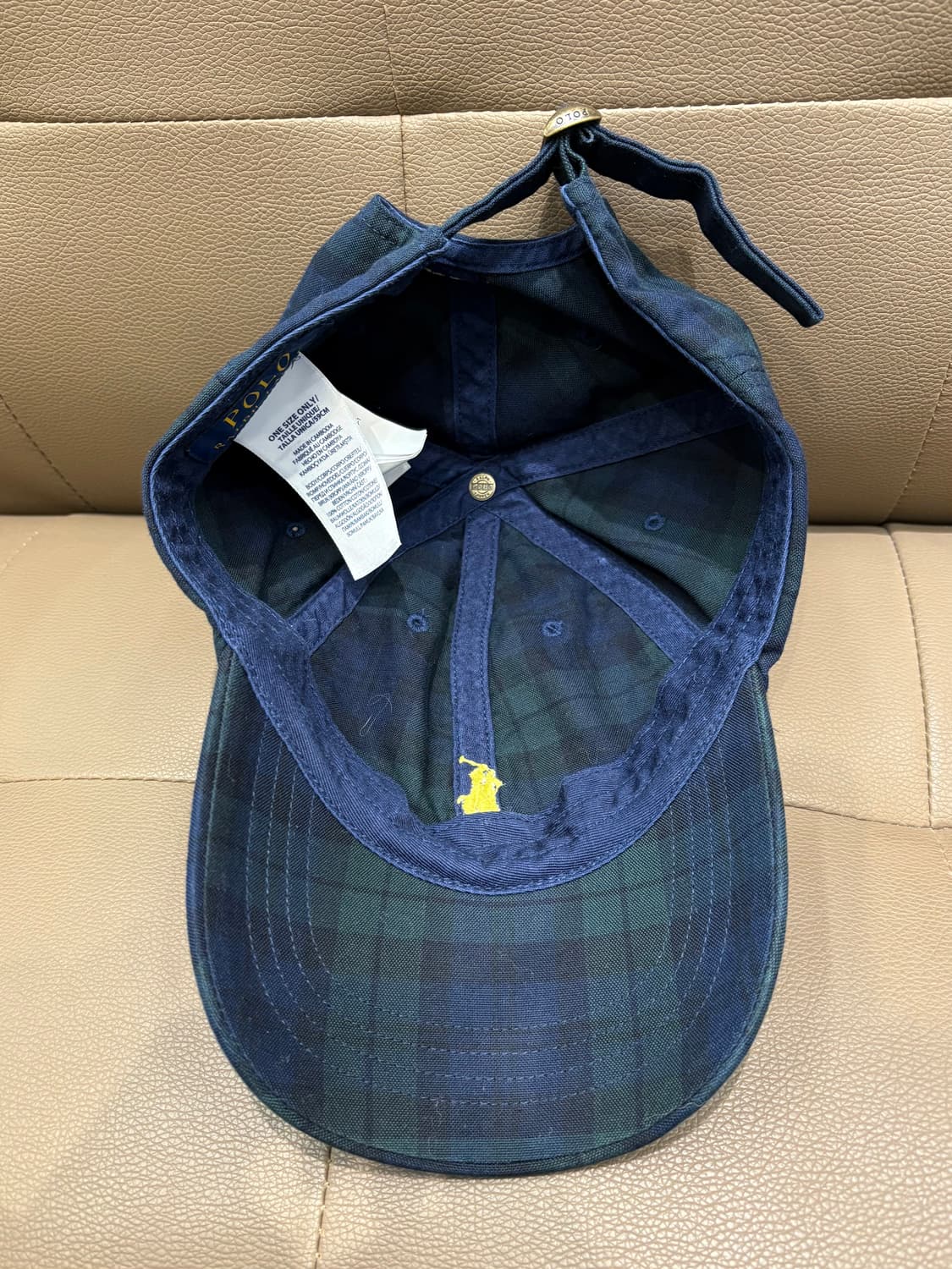 폴로 랄프로렌 체크 자수 볼캡 상품이미지9