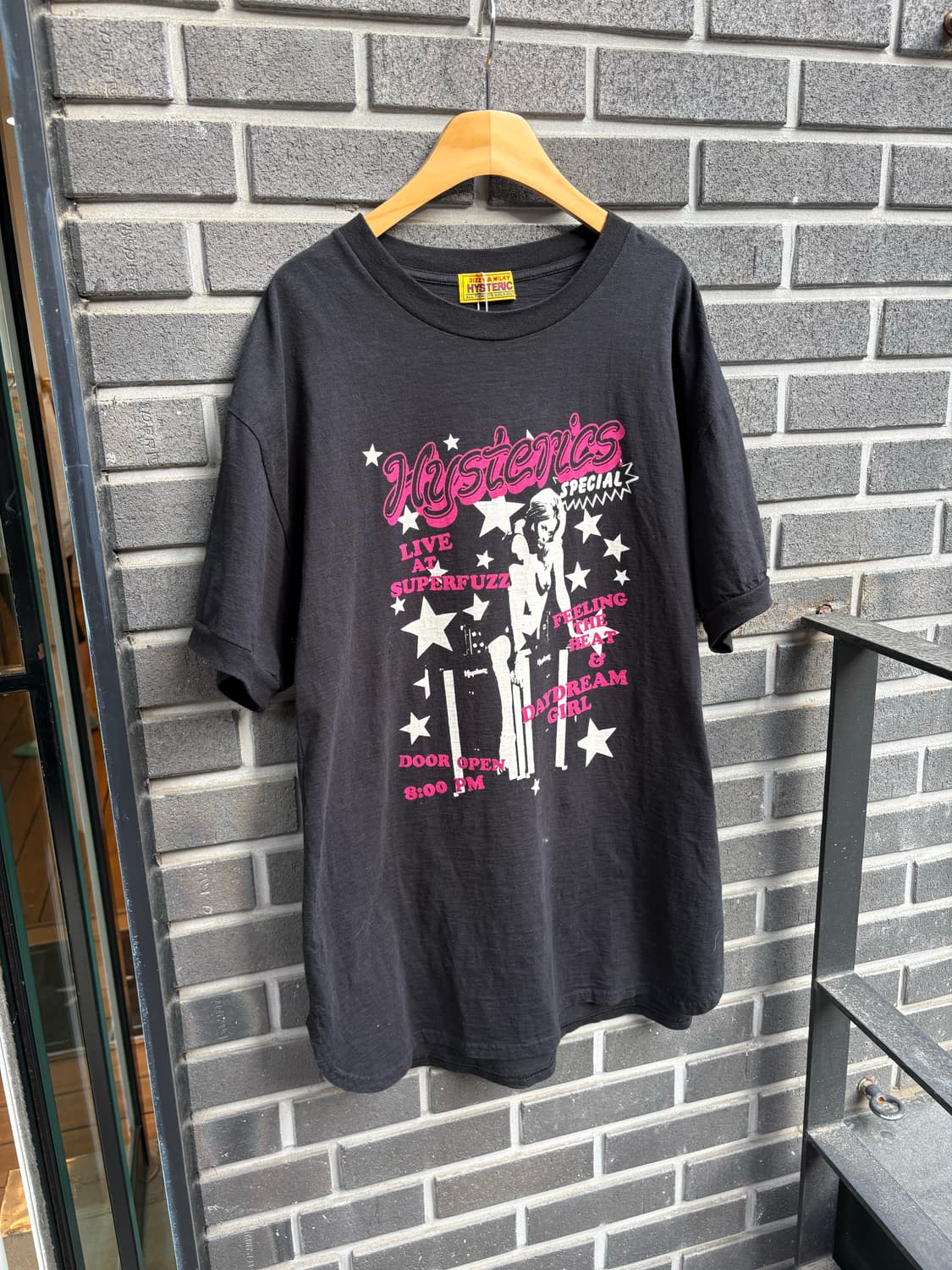 히스테릭글래머 히스걸 블랙핑크 스타 반팔 상품이미지4