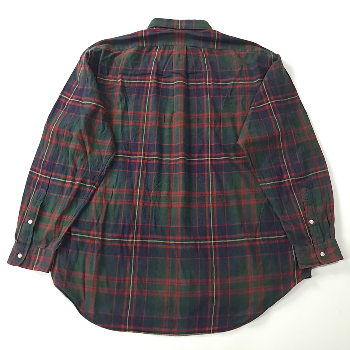 CK222 XL 폴로 90s 홍콩판 블랙워치 라이트플란넬 셔츠 남방 상품이미지6