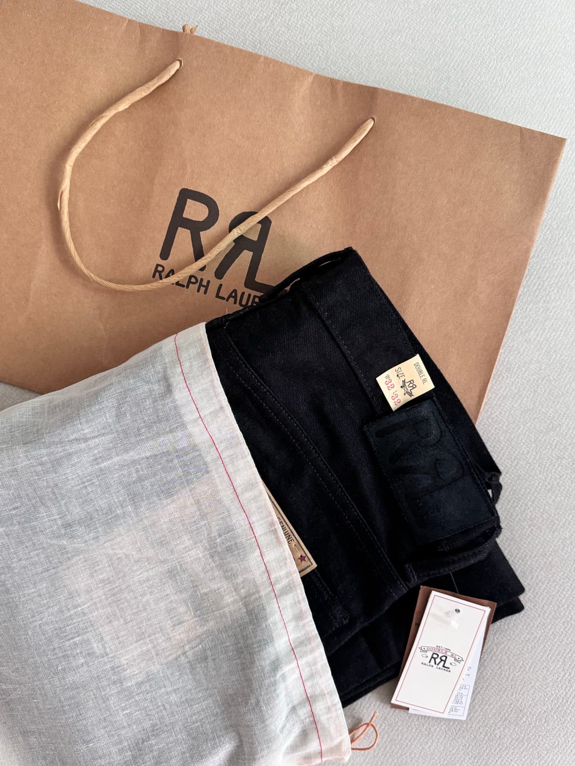 RRL 더블알엘 빈티지파이브포켓 블랙온블랙 상품이미지2